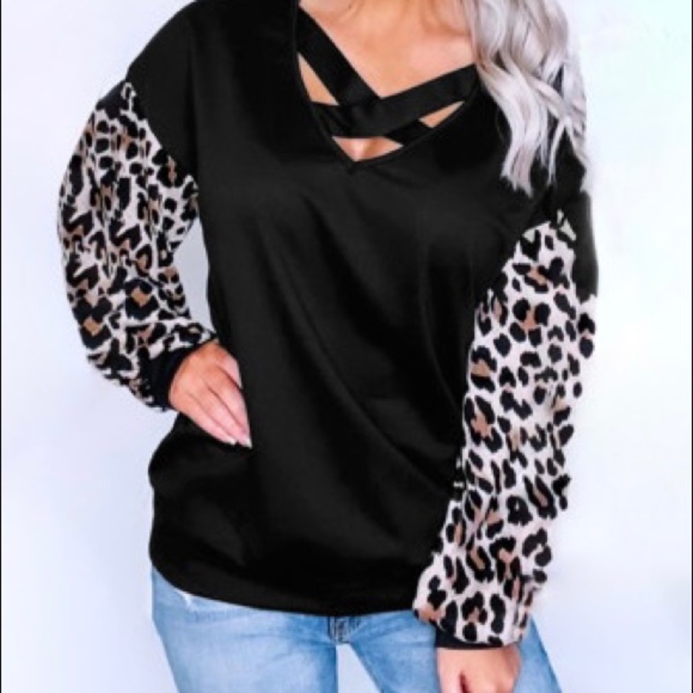 leopard sweater, comfortable & affordable!